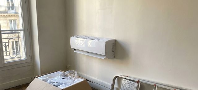 Photo client : installation en cours