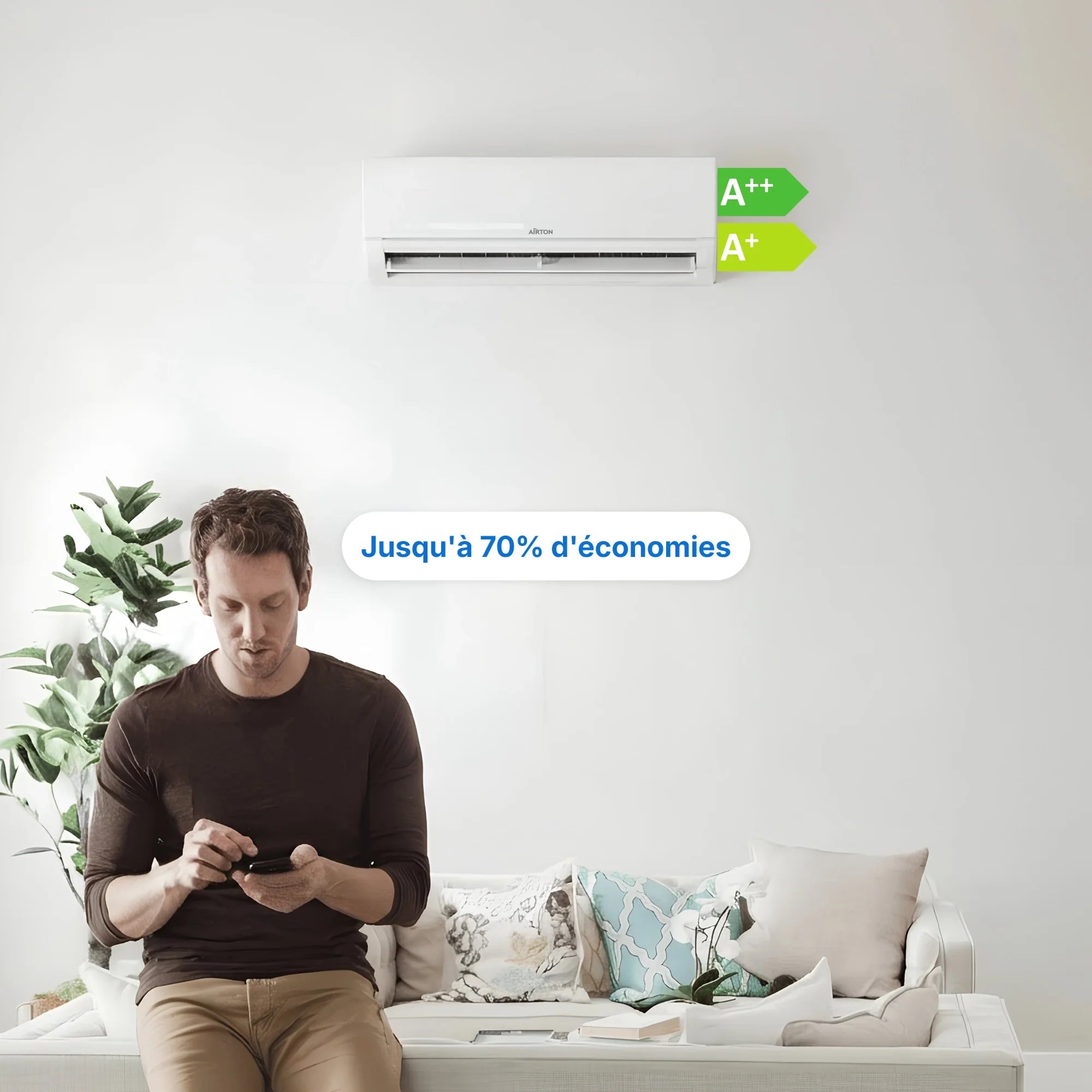 Climatiseur Quadrisplit Réversible