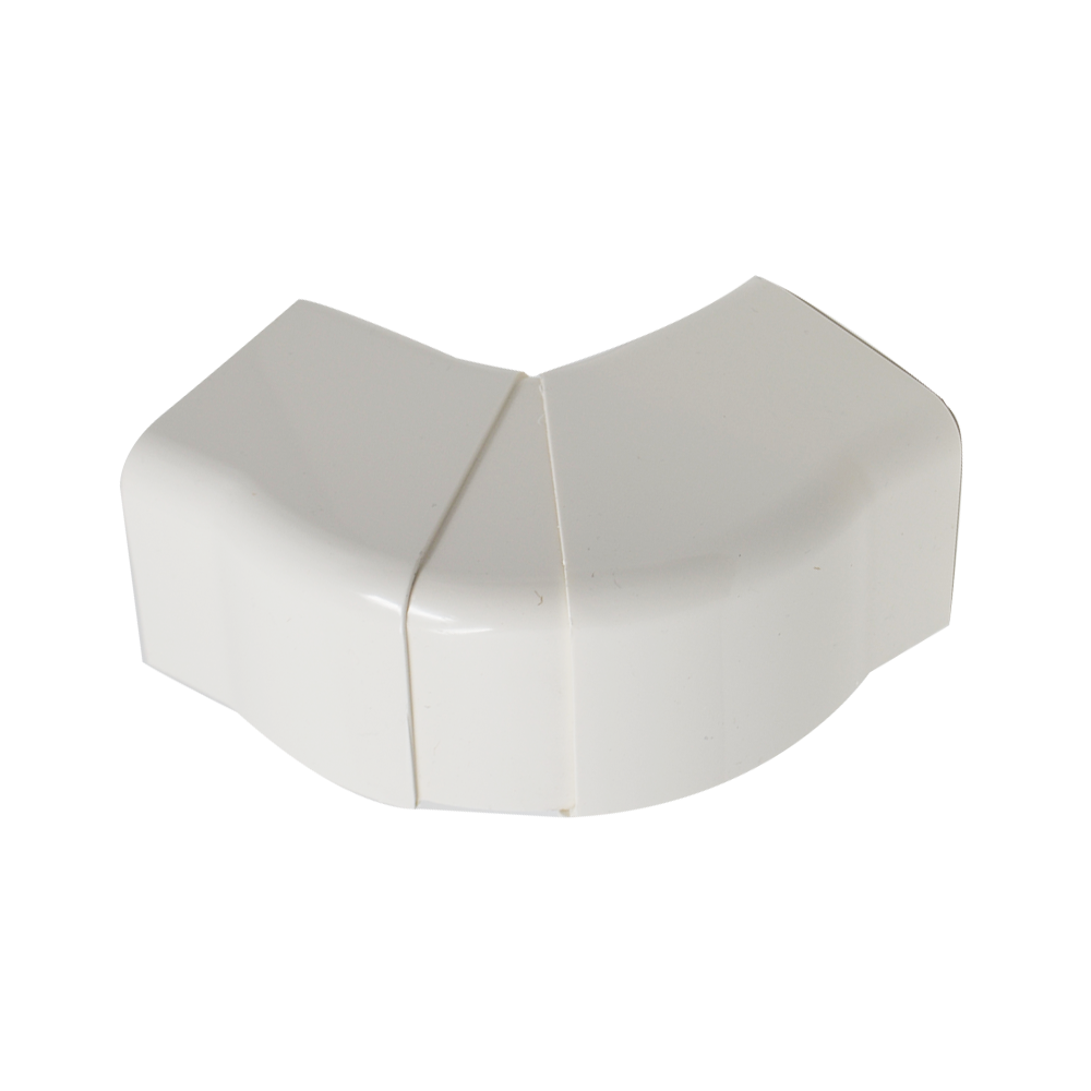 Angle plat ajustable pour goulotte 80 x 60 mm