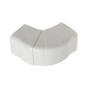 Angle plat ajustable pour goulotte 80 x 60 mm