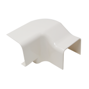 Angle vertical gauche pour croisement de goulotte 80 x 60 mm